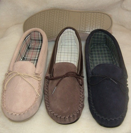 Size 13 - Suede Moccasin with Hard Sole | Daniel