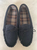 Suede Tartan lined Moccasin with Hard Sole | Scott