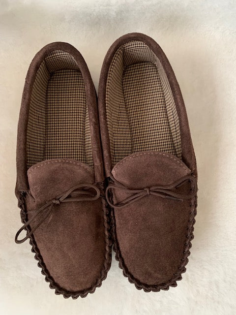 Size 13 - Suede Moccasin with Hard Sole | Daniel