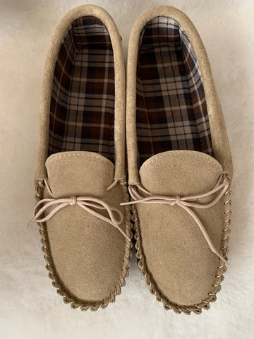 Gents Leather Moccasin Slipper Hard sole | Richard