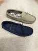 Ladies Suede Moccasin with Fabric Lining and Hard Sole | Jasmine