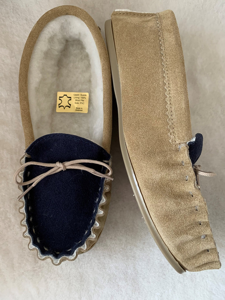 Gents Moccasin with Wool Lining & Hard Sole | Thomas