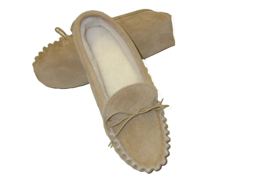 Sheepskin Lined Moccasin with Soft Sole | Shetland